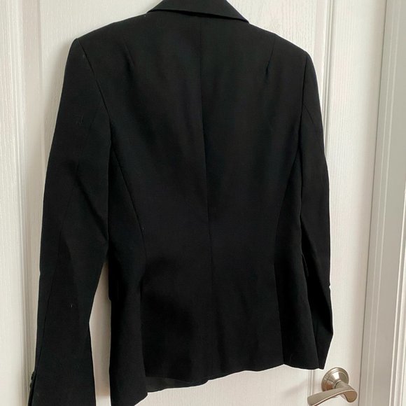 J. Crew 100% Wool Suit Black Blazer and Trousers Size 4 - Picture 8 of 16